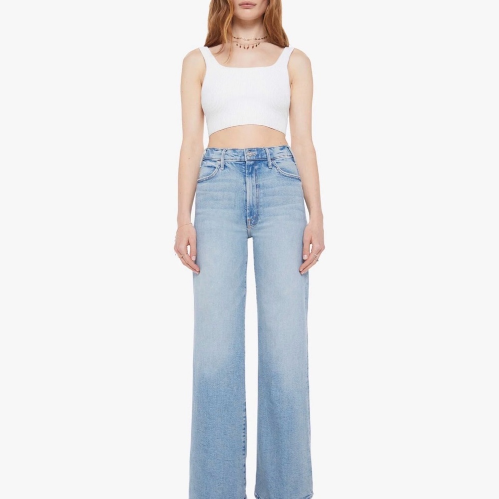 MOTHER Hustler Roller Sneak Wide Leg - I confess - size 26